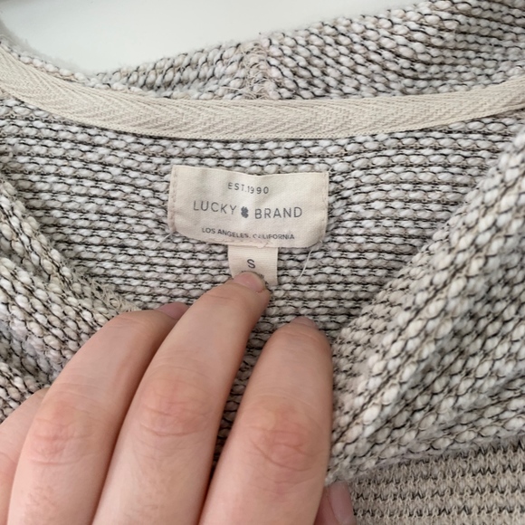 Lucky Brand Cowl Neck Tunic; S - Picture 3 of 4